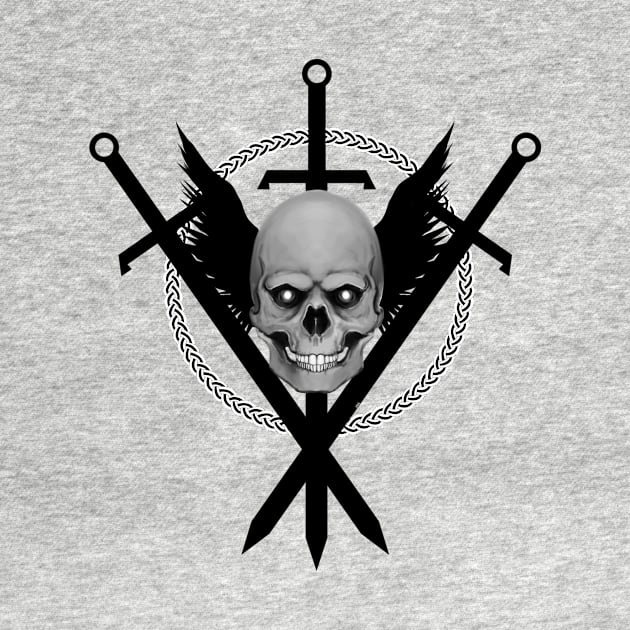 Skull and Swords by Haroldrod